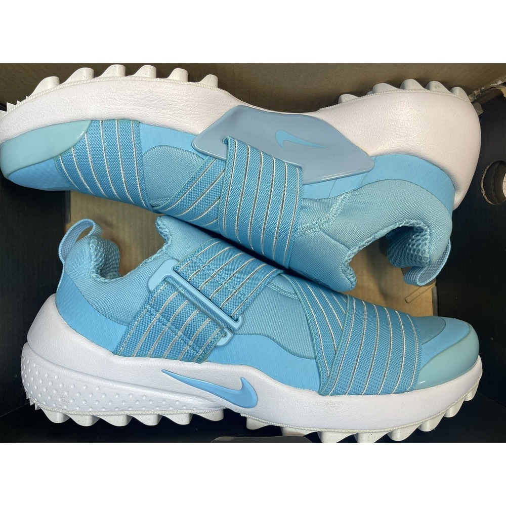NIKE Women's 'AIR ZOOM' (875849400) Sky/Vivid GIMME GOLF SHOES - 7 NEW